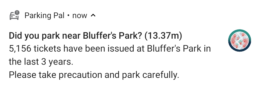 Bluff Notification