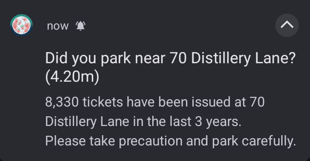 Distillery Notification